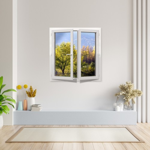 Fenêtre PVC 2 vantaux