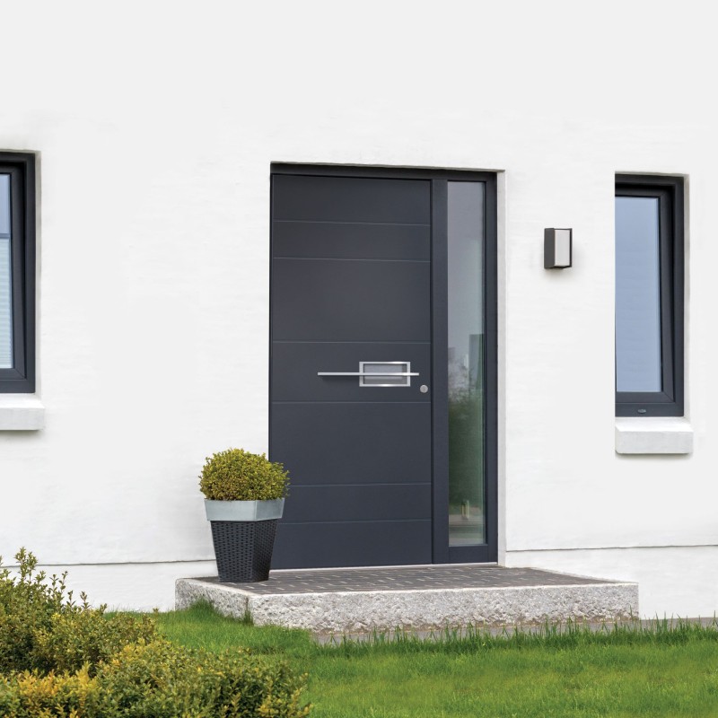 Porte d'entrée aluminium 2