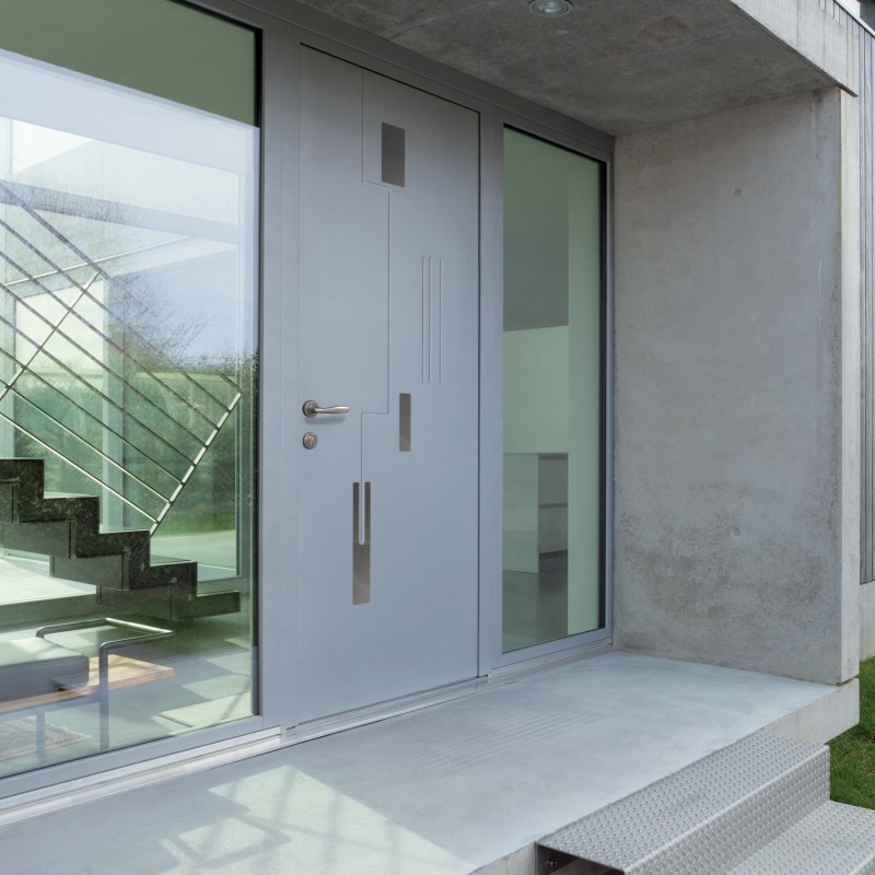 Porte d'entrée aluminium 3